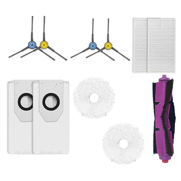 For V12 V10 W11 Main Side Brush Hepa Filter Mop Rag Dust bag