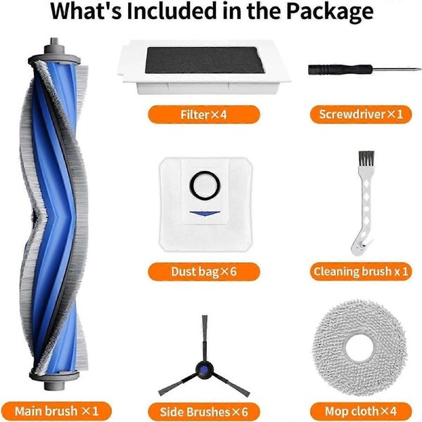 Accessories Set for T30 PRO OMNI Robot Vacuum
