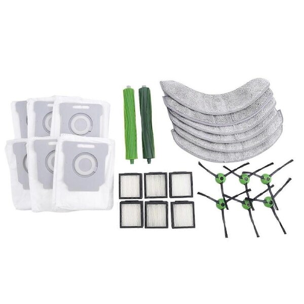 For Combo J9+ Main Side Brush Hepa Filter Rag Dust Bag