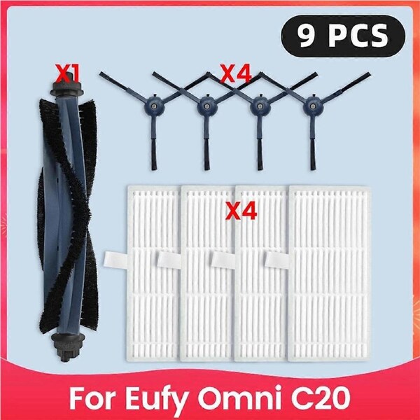 For Eufy Omni C20 Robot Vacuum Spare Parts Main Side Brush