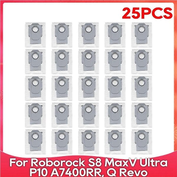 Vacuum Bags for Roborock S8 MaxV Ultra, Qrevo Plus Dust Bags