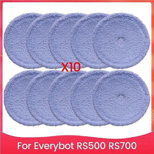 10PCS for Everybot Vacuum Cleaner Mop Cloth Accessories Replacement