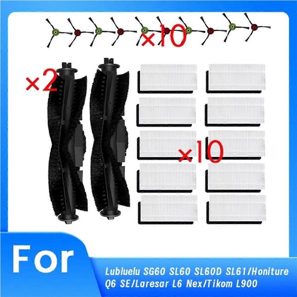 22 Pcs for Lubluelu Sweeping Robot Cleaner Parts Replacement