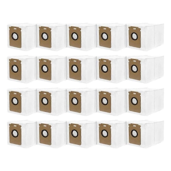 20PCS Vacuum Dust Bag for Roborock H60 Hub Ultra / H60 Hub Pro Replacement Parts Dust Bag