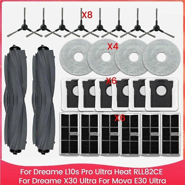 For E30 Ultra Robot Vacuum Cleaner Parts Accessories