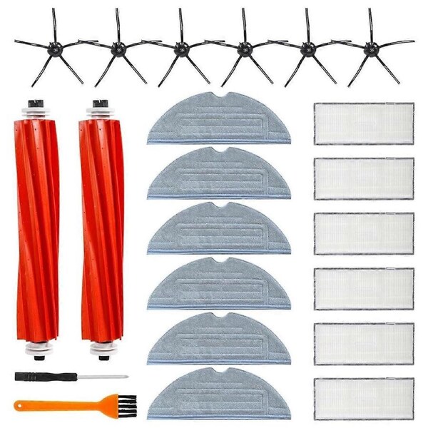 For S7/S7+/T7S Plus/T7, Main Brushes, Filters, Side Brushes