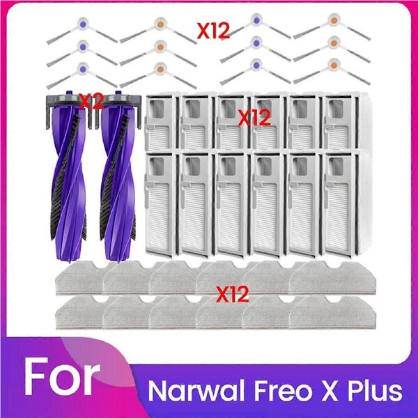 38PCS for Narwal Freo X Plus Robot Vacuum Parts Accessories