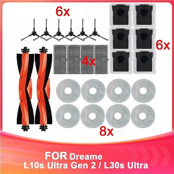 Accessories for Dreame L10s Ultra Gen 2 Robot Vacuum Spare Parts