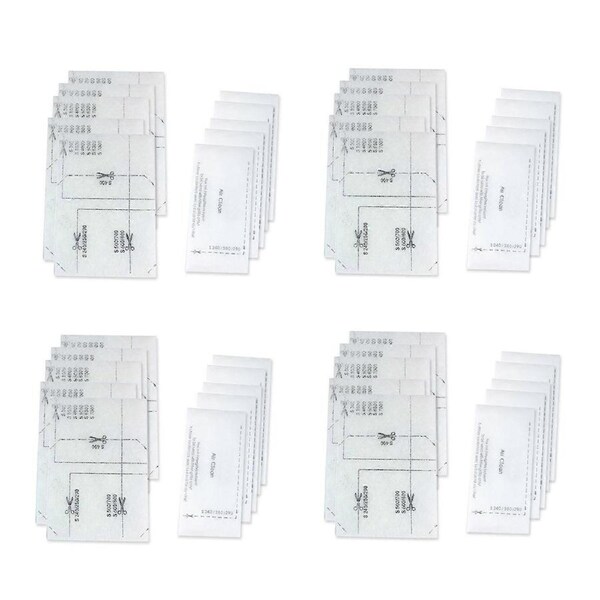 20 Pair Replaceable Vacuum Cleaner Accessory Universal Motor Filter for Miele