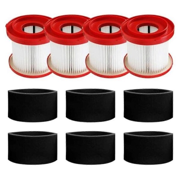 4pcs 49-90-1900 Filters and 6pcs 49-90-2015 Sponge Filters