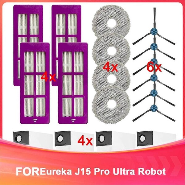 Accessory For Eureka J15 Pro Ultra Robot Vacuum Cleaner Parts,