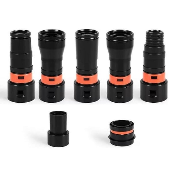 Dust Collection Hose Adapter Kit(7pcs) for Most Woodworking Power