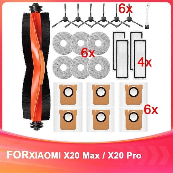 Accessories for X20 Max / X20 Pro Robot Vacuum Cleaner