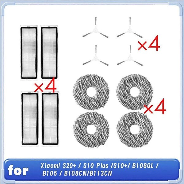 12 Pcs for S20+ Sweeping Robot Cleaner Parts Replacement