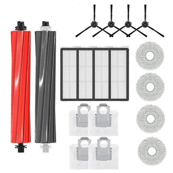 For P10S Pro Main Side Brush Hepa Filter Mop Cloth Dust Bags