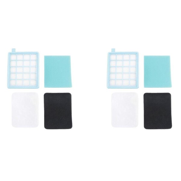 2X Filter set for PowerPro Active and Compact vacuum cleaner. (Comparable with FC8058 / 01)