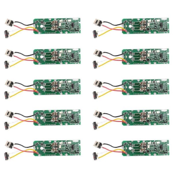 10X Li-Ion Battery Charging PCB Protection Circuit Board for 21.6V V6 V7 Vacuum Cleaner