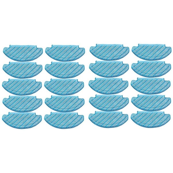 20Pcs Mop Cloths Cleaning Pads for Ecovacs Deebot Ozmo T8 AIVI T8 Max N8 Pro Plus/ N8 Pro Vacuum Cleaner Accessories