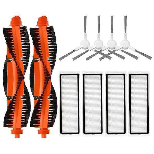 For Xiaomi Robot Vacuum S40C / E101 Robot Vacuum Cleaner Main Side Brush Washable & Reusable HEPA Filters Accessories