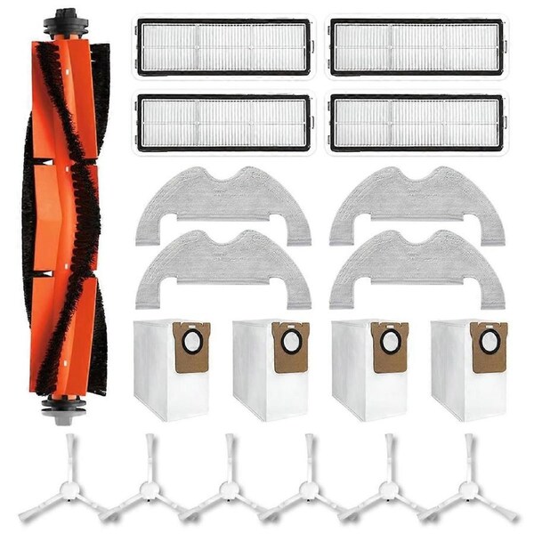 Filter Brush Mop Pads Dust Bag Kit for D10 Plus Vacuum Cleaner