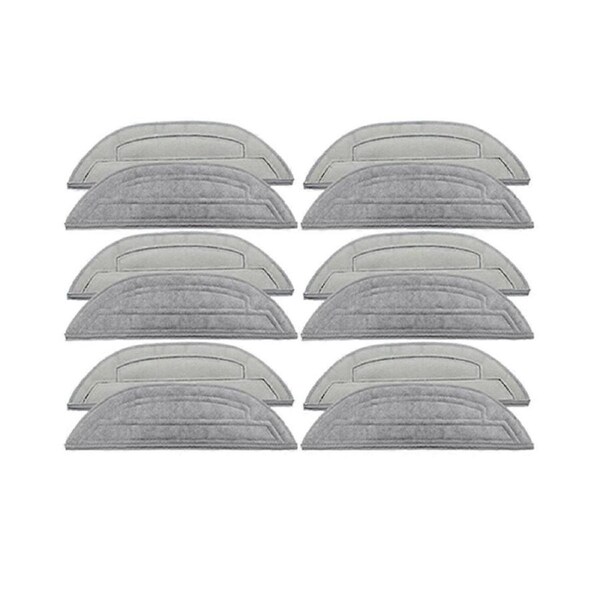 12PCS Replacement Mop Cloth for S8 MaxV Ultra/G20S/S8pro