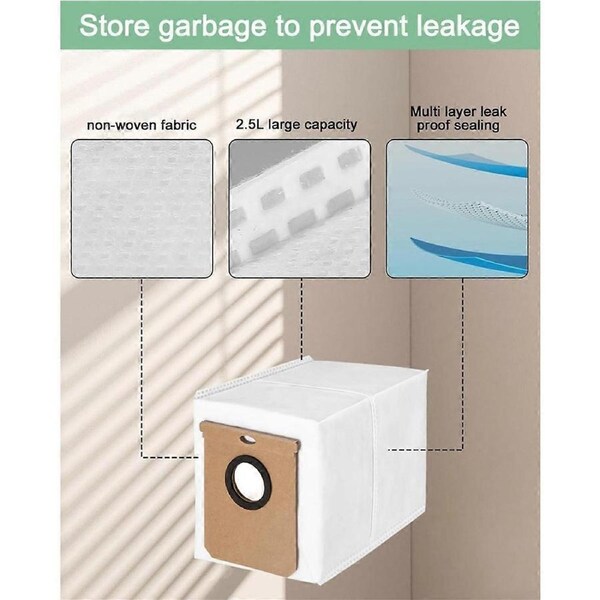 Replacement Vacuum Bag for H9 Plus Vacuum Cleaner 4PCS