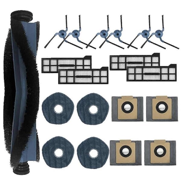 For X10 Pro Main Side Brush Hepa Filters Mop Cloth Dust Bags