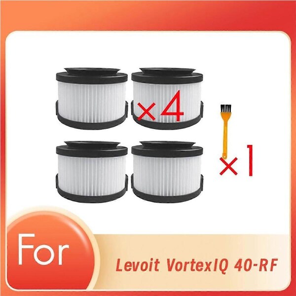 4 Pcs Front Filter with Clean Brush for Levoit Vortexiq 40-Rf