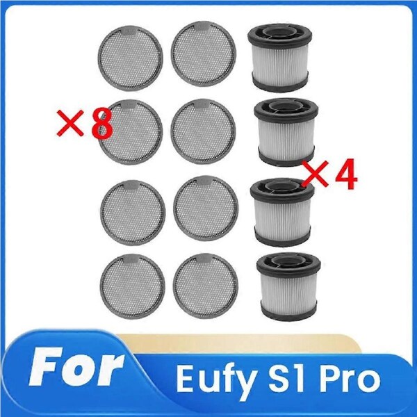 12 Pcs Filter and Filter Cotton for Dreame Z10 Station Sweeping Robot
