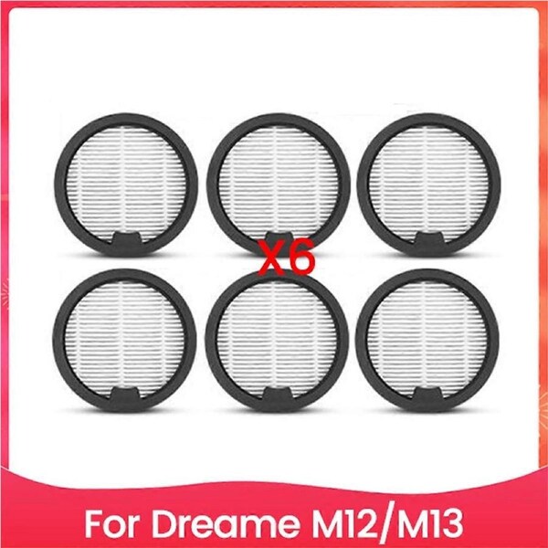 6PCS Vacuum Filter Accessories for Dreame Vacuum Cleaner Accessories
