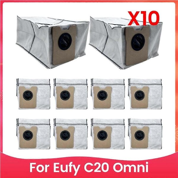 10PCS Dust Bags for Eufy C20 Omni Robot Vacuum Cleaner Parts