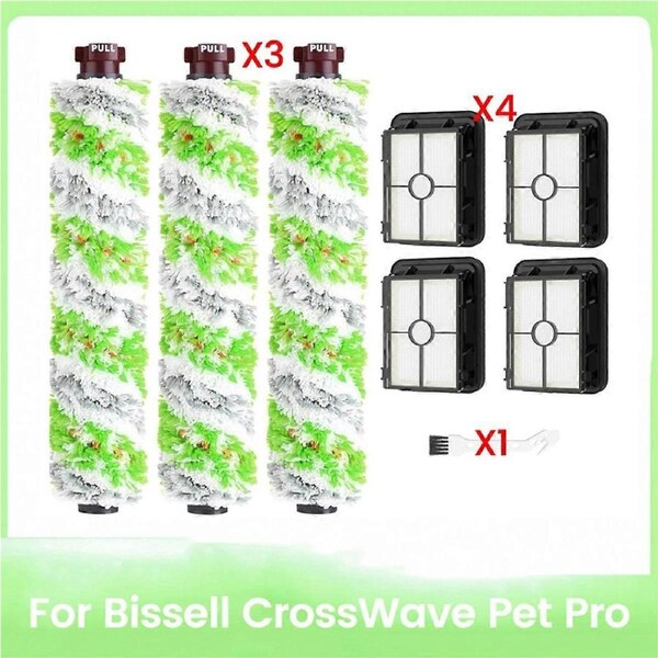 8PCS Brush Filter Replacement for Bissell Multi-Surface Brush