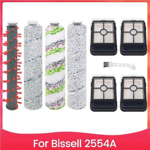 9PCS Vacuum Brush and Filter Accessories for Bissell 2554A Robot