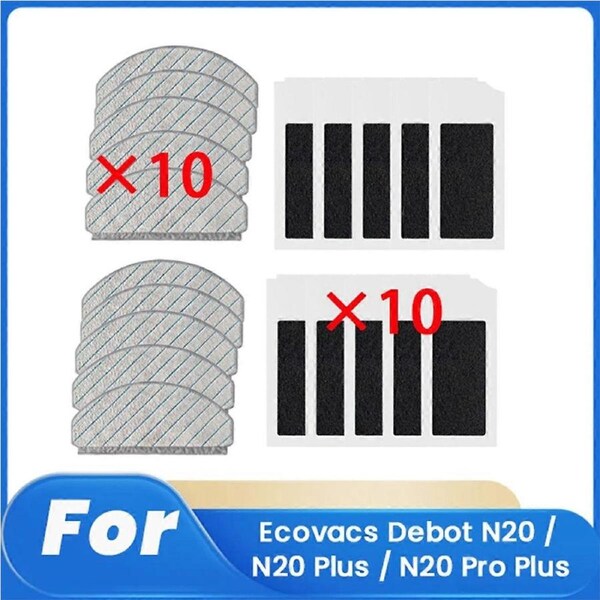 20 Pcs for Ecovacs Debot Sweeping Robot Cleaner Parts Replacement