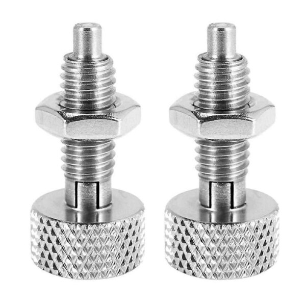 2Pcs Hand Retractable Spring Plunger, Quick Release Pin Lock Out Pin