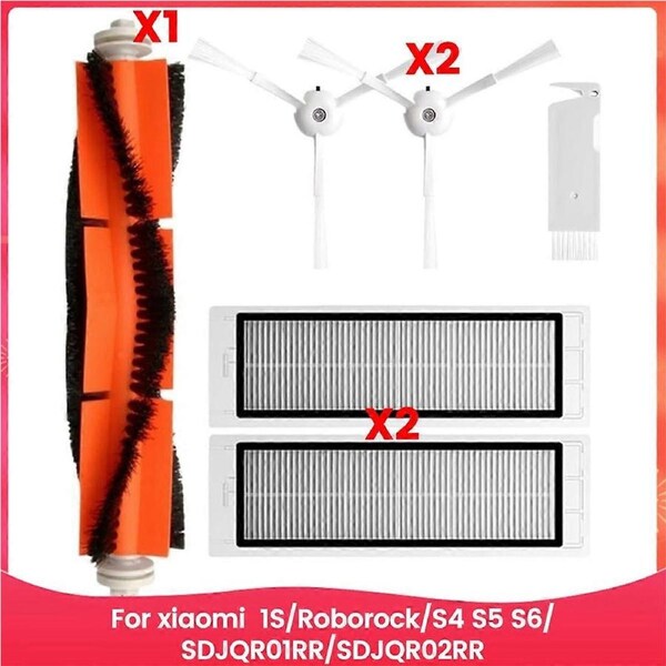 For Xiaomi 1S, Vacuum Replacement Main Side Brush HEPA Filter