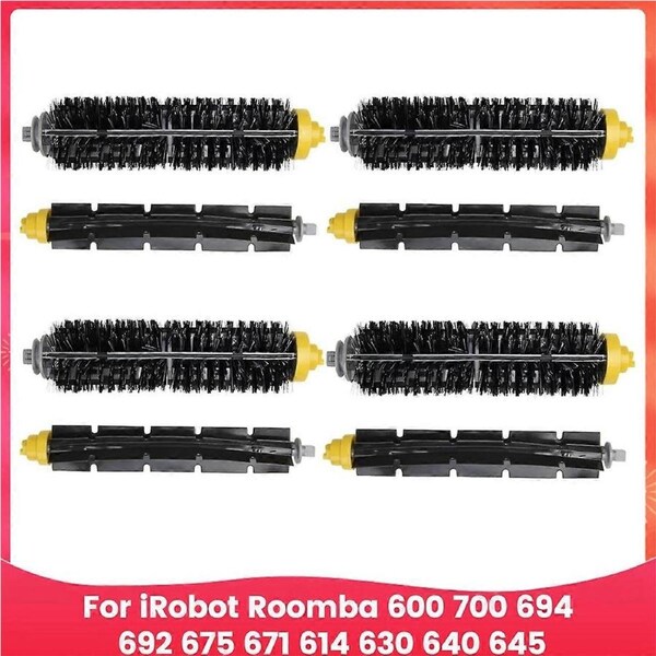 For IRobot Roomba Vacuum Cleaner Bristle & Flexible Beater Brush Kit