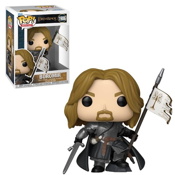 The Lord of the Rings Boromir with Gondor Flag Funko POP! Vinyl