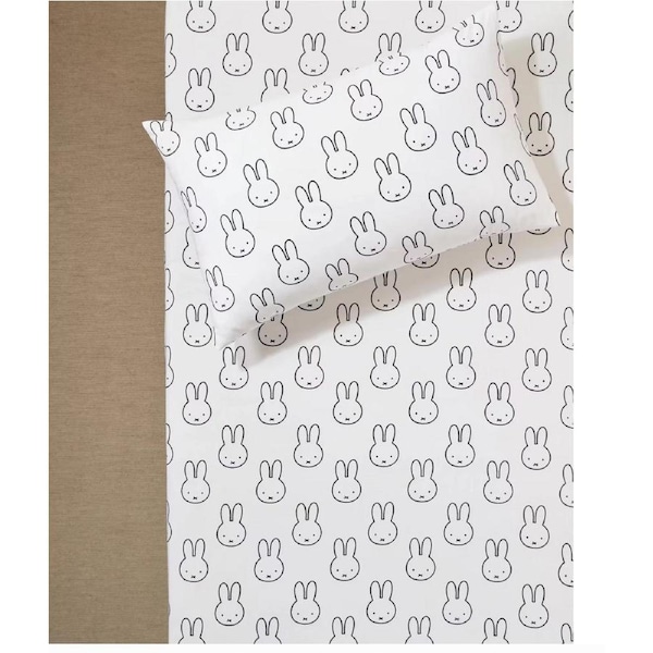 Miffy Fitted Sheet Set - Double Bed