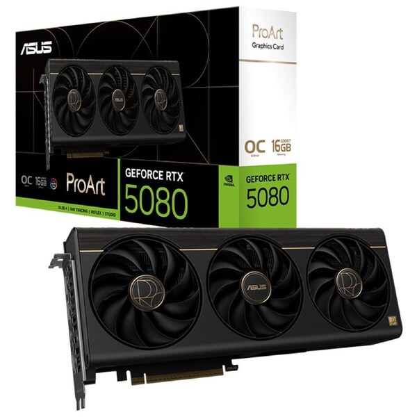 Asus ProArt GeForce RTX 5080 OC 16G Graphics Card (PROART-RTX5080-O16G)