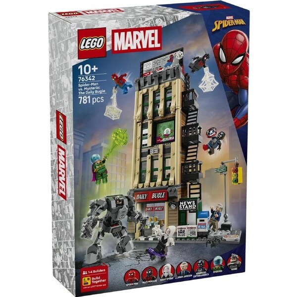 LEGO Super Heroes Marvel Spider-Man vs. Mysterio: The Daily Bugle 76342
