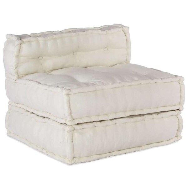 Modular Sofa Unit Cream 70x70x54 Fabric vidaXL