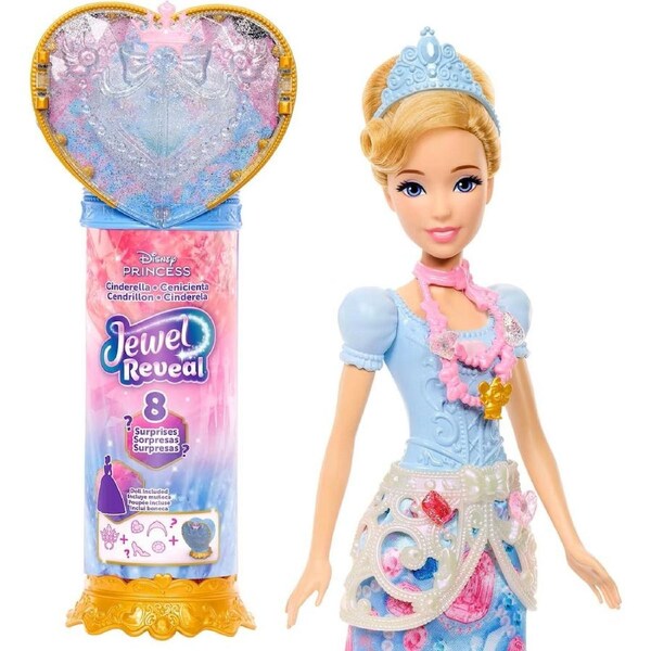 Disney Princess Jewel Reveal Cinderella Fashion Doll