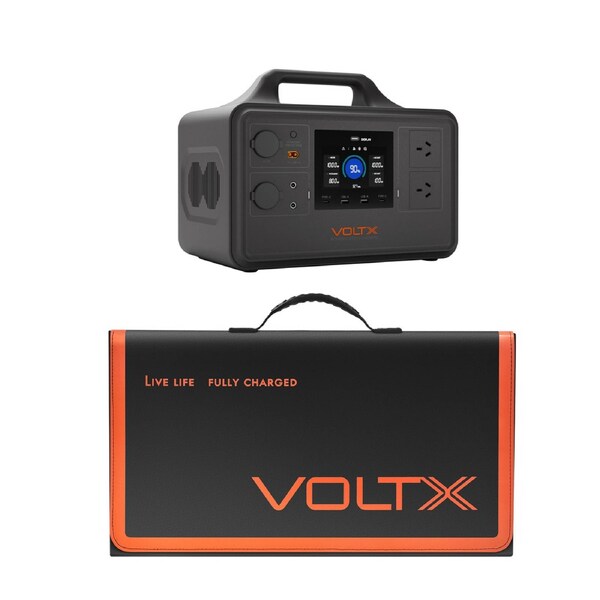 VoltX 1800W 1030Wh Power Station + 100W Foldable Solar Panel