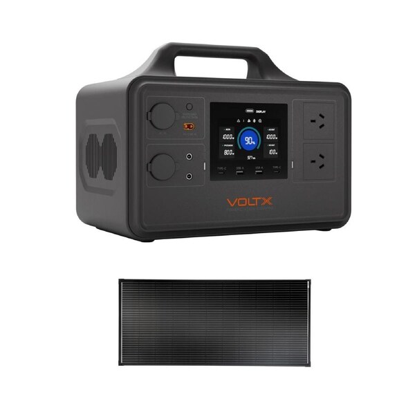 VoltX 1800W 1030Wh Power Station + 200W Fixed Solar Panel