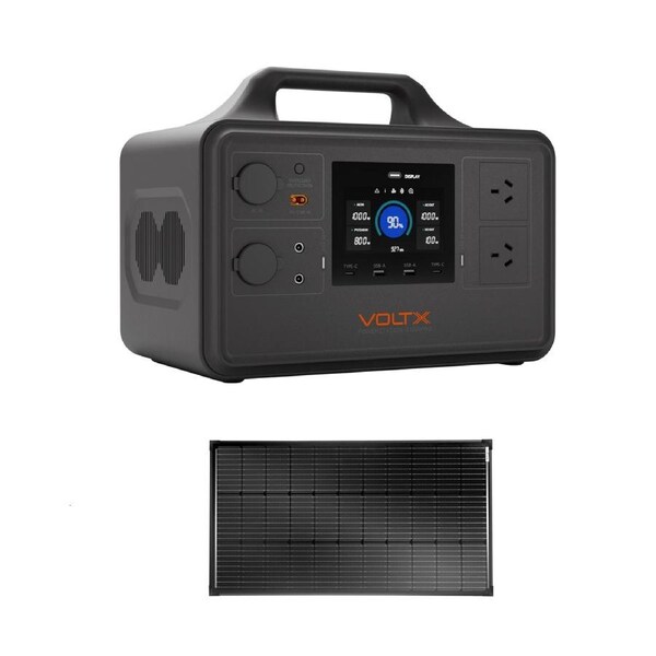 VoltX 1800W 1030Wh Power Station + 100W Fixed Solar Panel