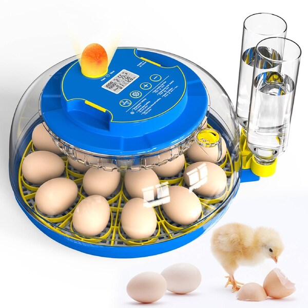 Advwin 18 Eggs Incubator Hatcher Automatic Double Layer Hatching Machine
