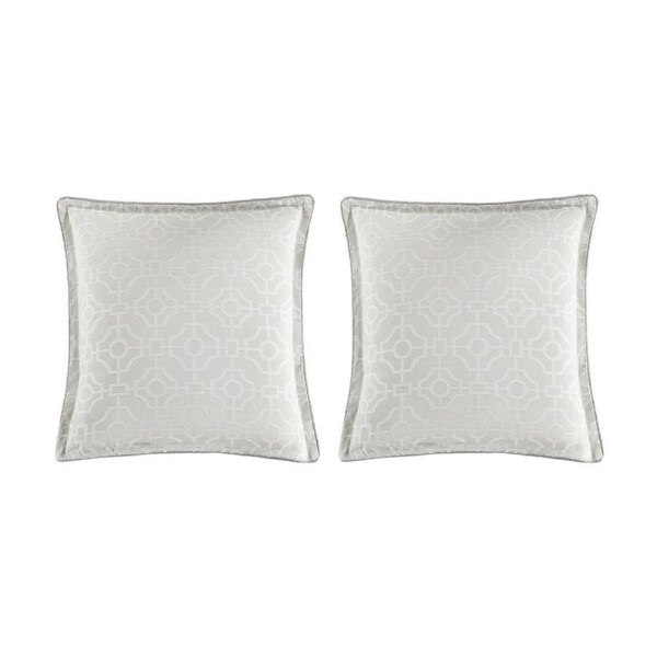 2PK Renee Taylor Regalia Collection Balmoral European Pillowcase 65x65cm