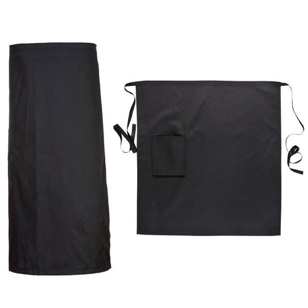 Portwest S794 Twill Fabric Half Waist Apron with Pocket for Kitchen Chef Cooking Waiter 3/4 Long