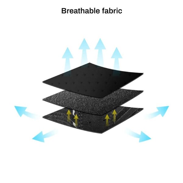 Daxys Breathable Cycling Gloves Half Finger Medium - Black Black